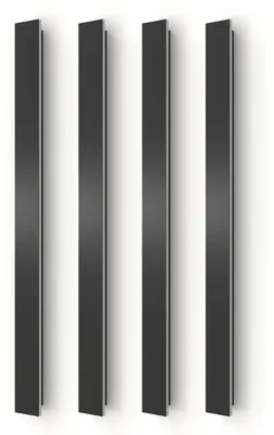 Produktbild von Calex Montevia Villa Wandlampe, Außenbeleuchtung, Warmweißes Indirekt Licht, LED, Wasserdicht, 100 cm, Schwarz, 4er Pack