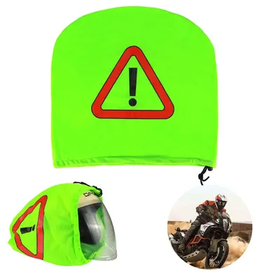 Immagine prodotto di Triangolo di avvertimento per casco, accessorio di sicurezza