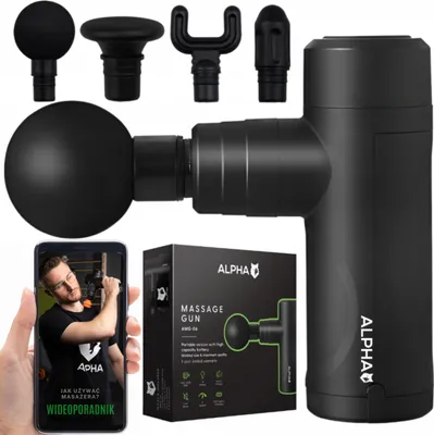Produktbild von Massagepistole Pro Alpha Rückenmassagegerät Körpermassage