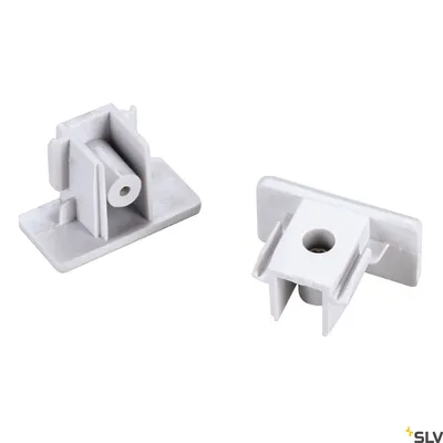 Obrázek produktu pro SLV 143131 High voltage mounting rail End piece 2-piece set 1-phase White