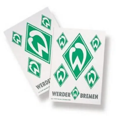 Produktbild von Werder Bremen Aufkleber Raute Außenklebend