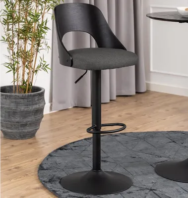 Obrázek produktu pro Smuk Barová stolička Katie Dark Grey