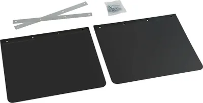 Image de Chiffons anti-éclaboussures Lampa Paire compatible avec les camions en PVC noir - 53x37 cm