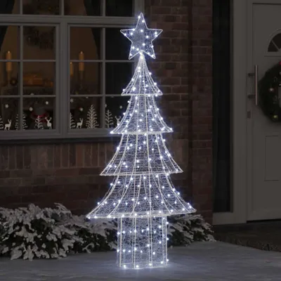 Immagine prodotto di vidaXL Albero di Natale con 240 LED bianco freddo 180 cm in acrilico