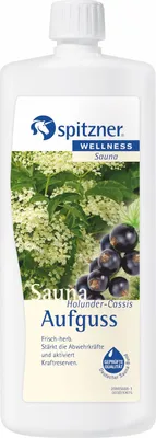 Produktbild von Spitzner Saunaaufguss Holunder Cassis 1 Liter  8850048