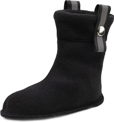 Produktbild von Ladeheid Kinder Gummistiefel Stiefelsocken mit Verschluss Wärmende Socken für Regenstiefel LA-CA-01 LA-CA-03 LA CA-04 (Schwarz, 30/31 EU)