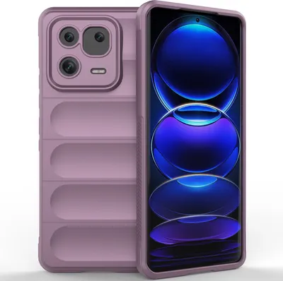 Immagine prodotto di Xiaomi 13 Custodia, Custodia protettiva in silicone TPU morbido antiurto per Xiaomi 13 Viola