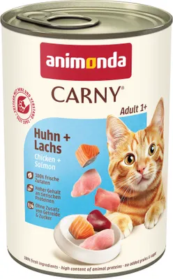 Produktbild von animonda Carny Adult Huhn + Lachs, Katzennassfutter, 6 x 400 g