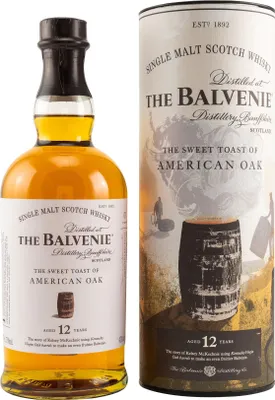 Produktbild von Balvenie 12 Years American Oak + Box 700ml 43% Vol.