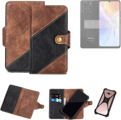 Produktbild von K-S-Trade Handyhülle Schutzhülle Bookstyle Case kompatibel mit Ulefone Note 20 Pro Klapphülle Cover Hülle Schutztasche 1x