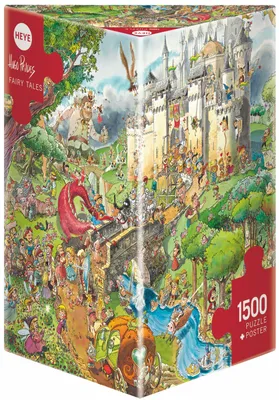 Immagine prodotto di Heye - Puzzle triangolare 1500 pezzi - Hugo Prades, Favole
