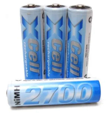 Produktbild von XCell Akku X2700 B4 Mignon AA Akku 4er Blister, Wiederaufladbarer Akku, AA, Nickel-Metallhydrid (NiMH), 1,2 V, 4 Stück(e), 2700 mAh