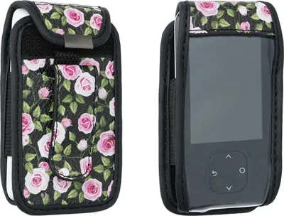 Produktbild von caseroxx Ledertasche mit Gürtelclip kompatibel mit Dexcom G7 / ONE+ aus Kunstleder, Tasche mit Gürtelclip und Sichtfenster
