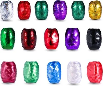 Immagine prodotto di Nastro regalo 18x nastro arricciato Set rotolo da 20 metri - Decorazioni e confezioni - Natale.