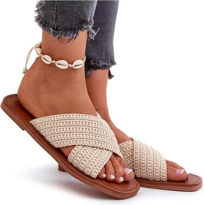 Produktbild von Damen Flache Sandalen Big Star NN274078 Beige 36