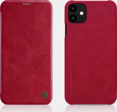 Produktbild von Schutzhülle Kunstleder Flipcase Cover für Apple iPhone 11 Pro MAX 6.5 Zoll Rot Tasche Etui
