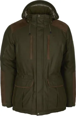 Produktbild von Pinewood 5813 Nydala Insulation Wool Parka Moosgrün/ Wildlederbraun (182) S