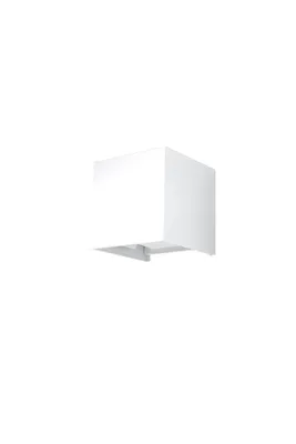 Immagine prodotto di Lampada da parete LUCA LED bianco IP54 1xLED 7W alluminio 10x10x10cm Sollux Lighting