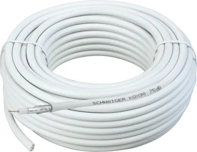 Obrázok produktu pre Koaxiálny kábel 15 - 50 m 75 dB, dĺžka kábla: 10 m