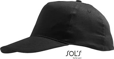 Immagine prodotto di SOLs 88111 | Berretto per bambini Sunny / Circonferenza testa circa 55 cm - Colore: Nero - Taglia: Unica