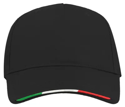 Immagine prodotto di Atlantis Headwear - Cappellino "Start Five Italia" LT2909 (taglia unica) (nero)