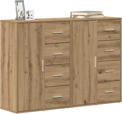 Obrázok produktu pre vidaXL Komoda 2 ks Artisan – dub 60 x 31 x 84 cm drevotrieska