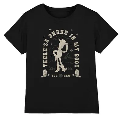 Produktbild von Toy Story 5 - "There´s A Snake In My Boot" T-Shirt für Kinder TV34604 (140-146) (Schwarz)