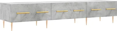 Produktbild von vidaXL TV-Schrank Betongrau 150x36x30 cm Holzwerkstoff