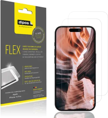 Zdjęcie produktu dla 2x dipos Flex Apple iPhone 15 Pro