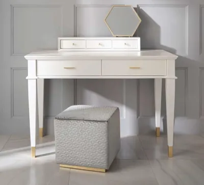 Immagine prodotto di Tavolino da toeletta Consolle in legno Camera da letto bianca Moderna