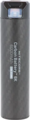Produktbild von Nitecore Carbon Battery 6K, Powerbank CB6K mit 6000mAh Kapazität, ultraleicht, erhöht die Leuchtzeit vieler Nitecore Stirnlampen