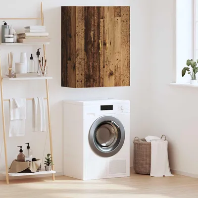 Image de vidaXL Armoire murale vieux bois 69,5 x 34 x 90 cm Bois composite