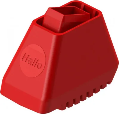 Produktbild von Hailo Satz von 4 Trittleiterschlittschuhen Universal-Schlittschuhen rot