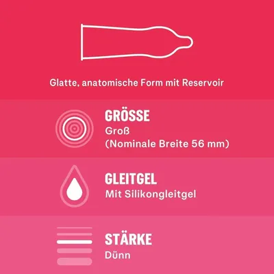 Obrázok produktu pre 6 kusov kondómov Durex Feel Thin so šírkou 56 mm