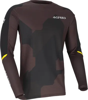 Zdjęcie produktu dla ACERBIS Enduro X-DURO Winter 3.0 czarna/żółta koszulka rozmiar M