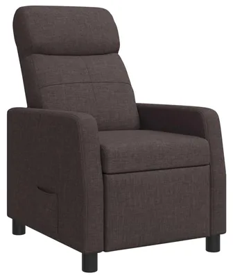 Produktbild von vidaXL Liegesessel Dunkelbraun Stoff