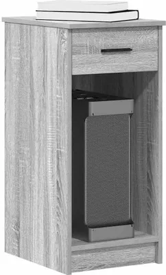 Produktbild von "2026 Promotion" Computerschrank mit Schublade Grau Sonoma 35x45x77 cm - Schreibtische CC31955
