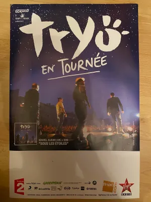 Produktbild von Tryo – Auf Tournee – Unter dem Sternenhimmel – PLAKAT – 40x60 cm