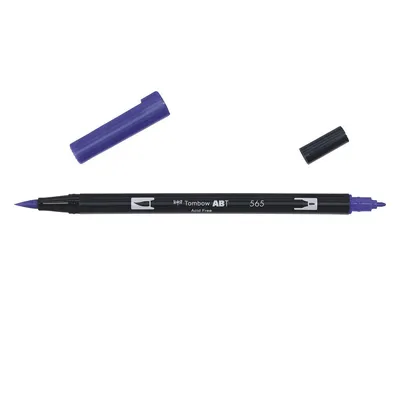 Zdjęcie produktu dla Tombow ABT-565ABT Dual Brush Pen 565 głęboki niebieski