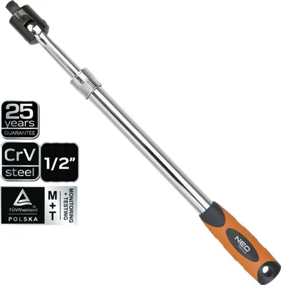Image de NEO TOOLS Poignée avec articulation télescopique 1/2", 470- 620 mm