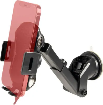 Produktbild von Inter-Tech Kfz-Schnellladegerät MTH-100-10W Qi Wireless,schw