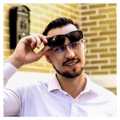 Produktbild von Polarisierte Sonnenüberbrille für Brillenträger mit UV400 für Autofahren, Wandern und Angeln
