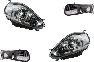 Zdjęcie produktu dla Johns, reflektory odpowiednie dla Fiat Punto 199 10/09- H4 zestaw lewy prawy przód kierunkowskaz?