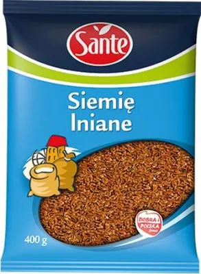 Obrázek produktu pro Lněné semínko Sante s vysokým obsahem vlákniny a mastných kyselin 400 g