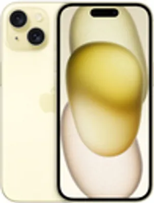 Produktbild von Apple iPhone 15  - 15,5 cm (6.1") - 2556 x 1179 Pixel - 256 GB - 48 MP - iOS 17 - Gelb