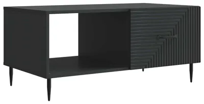 Obrázek produktu pro vidaXL Konferenční stolek černý 90 x 50 x 40 cm dřevotřísková deska