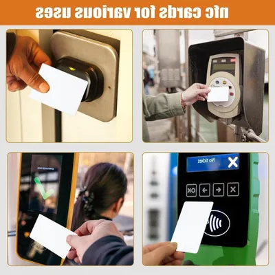 NFC 215 Karten NTAG215 50 Stück, weiß, 855 x 54 mm, 504 bytes
