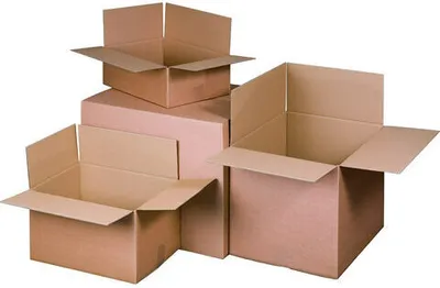 Produktbild von 10x Faltkarton  217x172x110mm 2-wellig für A5+ braun