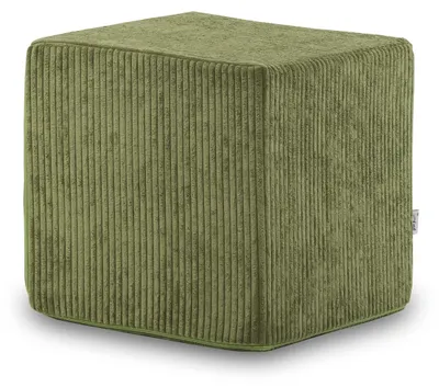 Obrázek produktu pro Ecopuf, Sedací Taburet, Taburet Z Manšestru, Čtvercový Taburet, 40x40cm