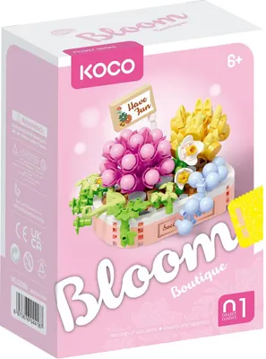 Zdjęcie produktu dla IM.MASTER KOCO klocki suk.do.róż 249el 02086 44187